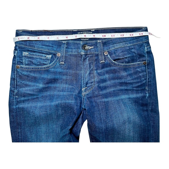 Lucky Brand Charlie Skinny Blue Jeans, Size 2/26 Regular In Excellent Condition - Picture 9 of 10